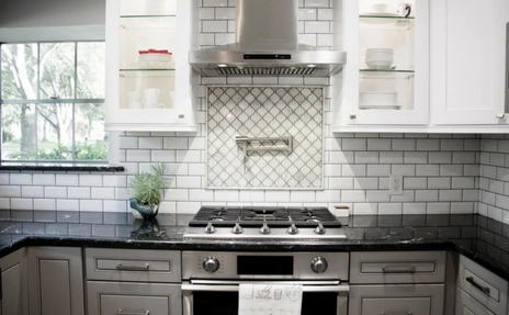 Tile backsplash